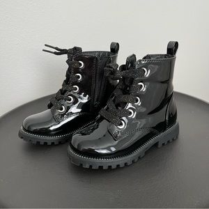 Toddler black boots